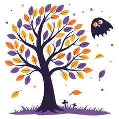 Obraz premium vector illustration of a tree