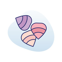Clam  Vector icon