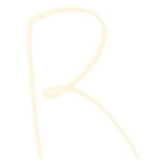 Hand drawing doodle abjad font unique ugly