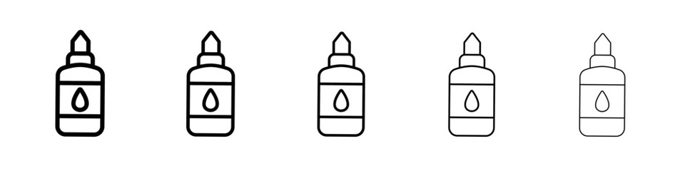 Obraz premium Glue Icon outline simple illustration isolated