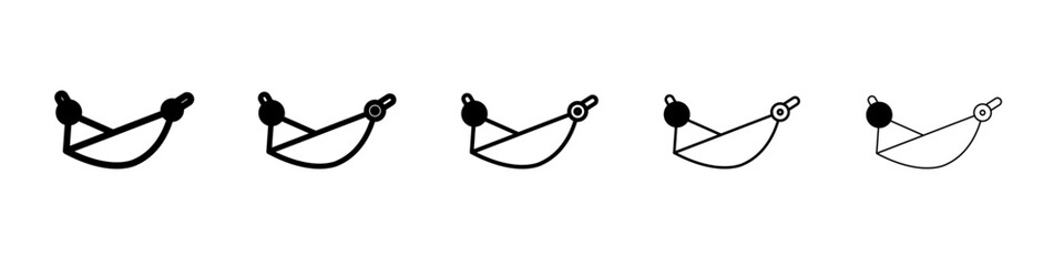 Hammock icon outline simple illustration isolated