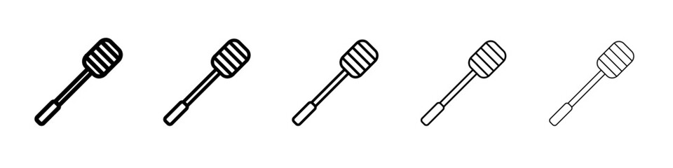 honey dipper icon outline simple illustration isolated