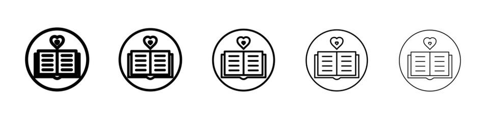 Love story icon outline simple illustration isolated