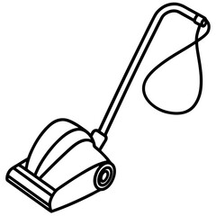 Handheld Vacuum line art vector