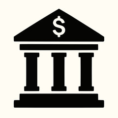 A classic architectural column with a dollar sign icon symbolizes the foundation of business and finance