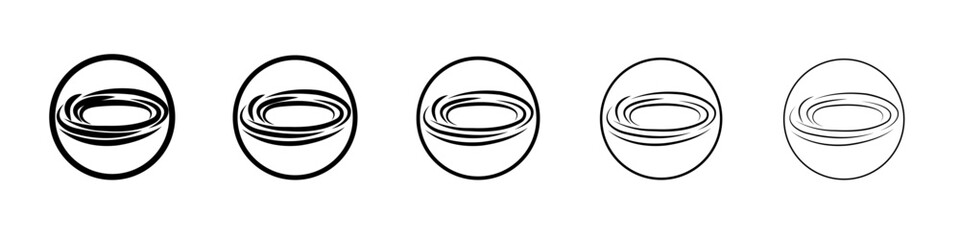 Nest icon outline simple illustration isolated