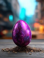 Futuristic Easter Egg -Inspired Festive Design