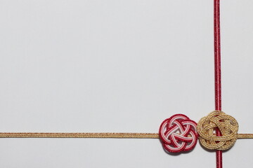 手作りのメッセージカード風素材　白背景