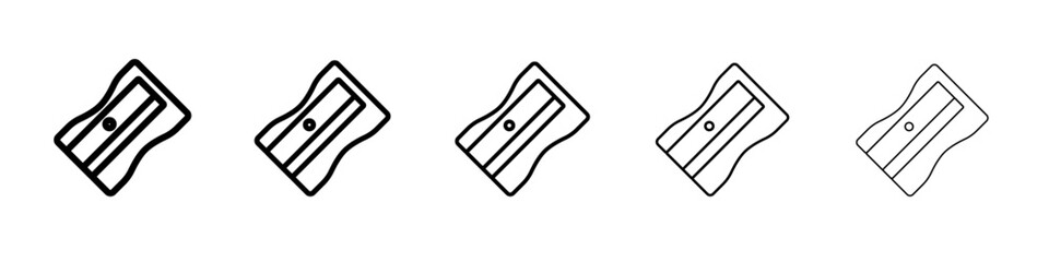 Pencil sharpener icon outline simple illustration isolated