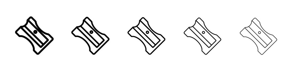Pencil sharpener icon outline simple illustration isolated