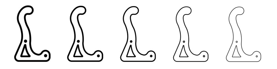 rack for violin icon outline simple illustration isolated © Hindu