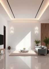 Interior Empty room interior design architecture blank design room