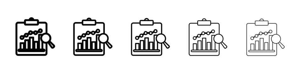 Research icon outline simple illustration isolated