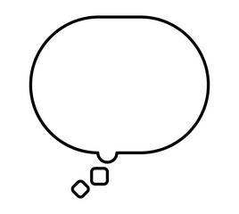 Naklejka premium 吹き出し