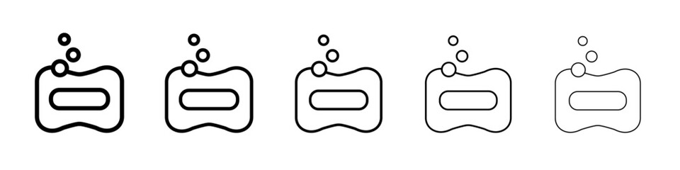 Soap Icon outline simple illustration isolated