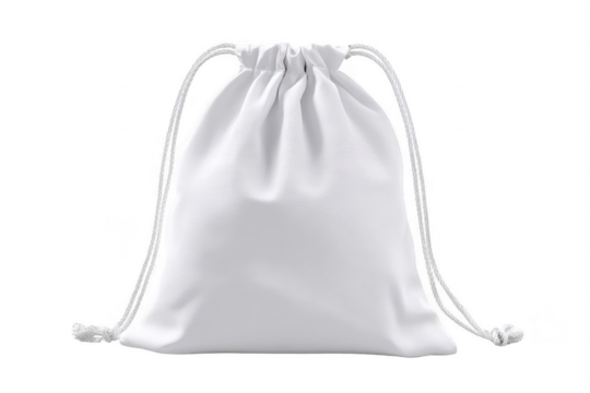 Plain white drawstring bag (3)
