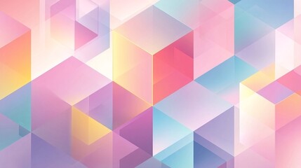 Obraz premium Gradient Geometric Shapes Background