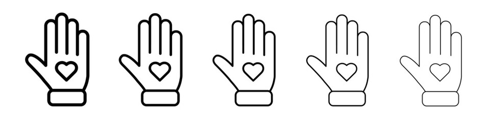 Obraz premium Volunteer icon outline simple illustration isolated