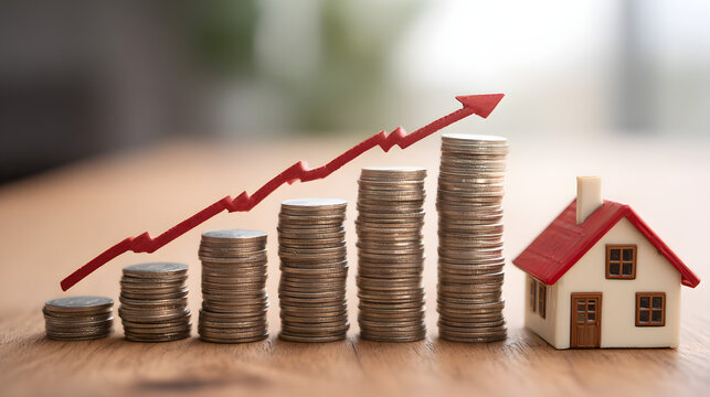 Increasing borrowing costs are driving up home prices.