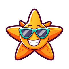 Cartoon groovy summer stickers 70s. Retro doodle character graphic.