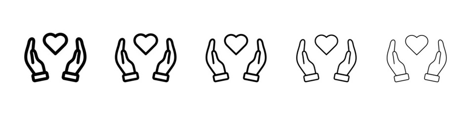 Your self care icon outline simple illustration isolated