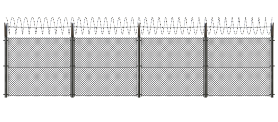 Prison fence metal steel