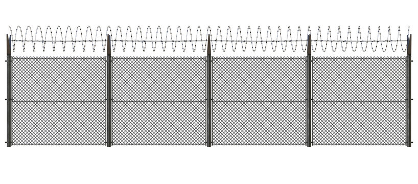 Prison fence metal steel