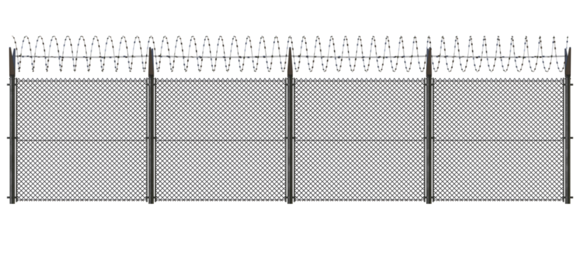 Prison fence metal steel