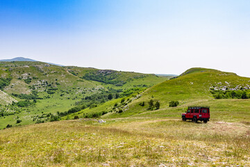Kruzi Plateau / Cincar / Livno, Bosnien-Herzegowina, Wildpferde