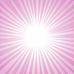 Abstract radial background, light pink rays, graphic design, for website, presentation, social media