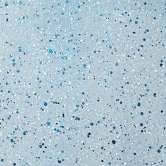 Dotted Light Blue Background with Glittering Confetti Elements Texture
