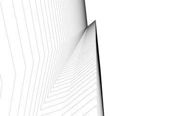 Architectural geometric abstract background vector design