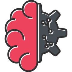 Machine Learning Vector Icon Design
