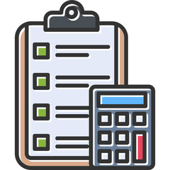 Fototapeta premium Accounting Vector Icon Design