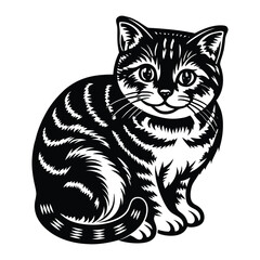 cat silhouette vector