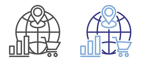 Global Market icon color