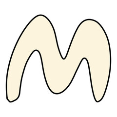 hand drawn doodle unique abjad font ugly