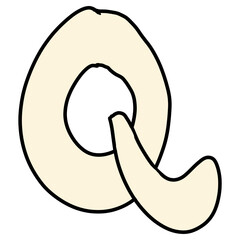 hand drawn doodle unique abjad font ugly