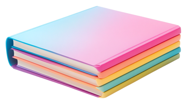 • A sleek reusable notebook with erasable pages, isolated on white background in HD 