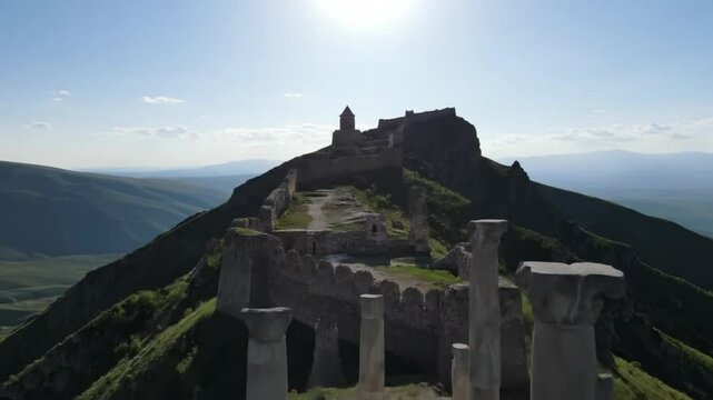 The ancient armenian ruins of amberd fortress stand as a testament to a medieval civilization nestled in the caucasus mountains