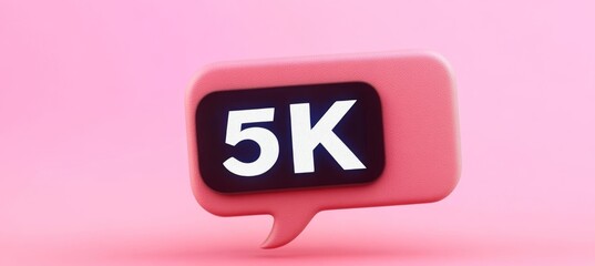 Vibrant Notification Balloon for Digital Communication Engaging Dialog Box and Feedback Banner