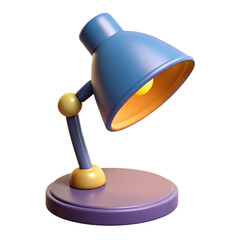 table lamp isolated on white background