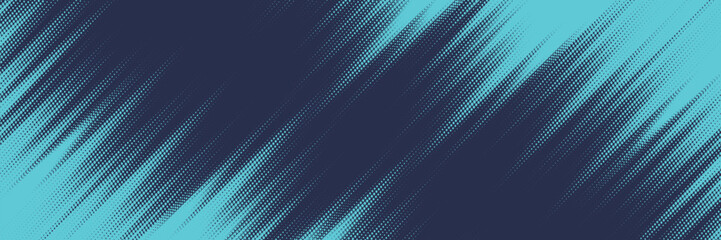 Abstract blue banner design vector, dynamic sporty horizontal background template for media promotion or web banner