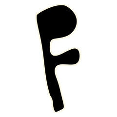 hand drawn doodle unique abjad font ugly
