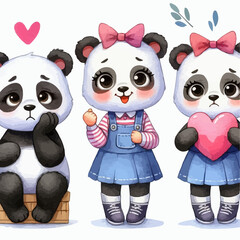 Obraz premium Panda bears