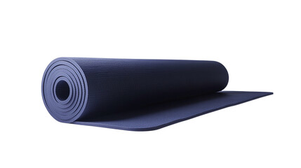 • A smart yoga mat with built-in sensors for posture correction, isolated on white background in HD 