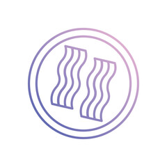 Bacon  Vector icon