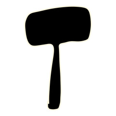 hand drawn doodle unique abjad font ugly