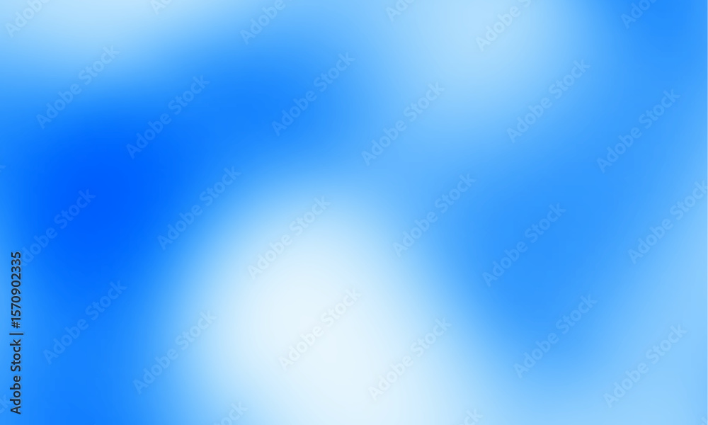Poster Vector blue gradient background blend of color spaces as contemporary background, abstract light blue blurred background web banner. Overlay transparent