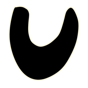 hand drawn doodle unique abjad font ugly